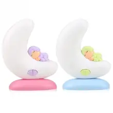 Детская красочная световая музыкальная шкатулка, игрушки, прекрасный мультфильм, луна, ночник, игрушки для детей, рождественский подарок для девочек