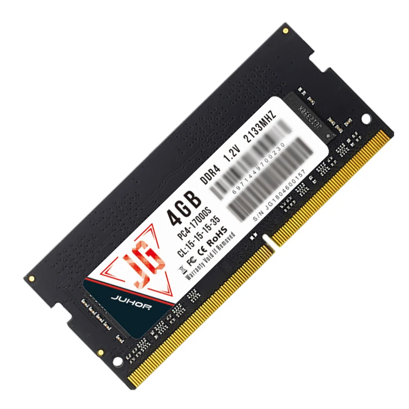 Juhor Ddr4 4G 1,2 V 288 Pin Ram память для ноутбука 2133Mhz