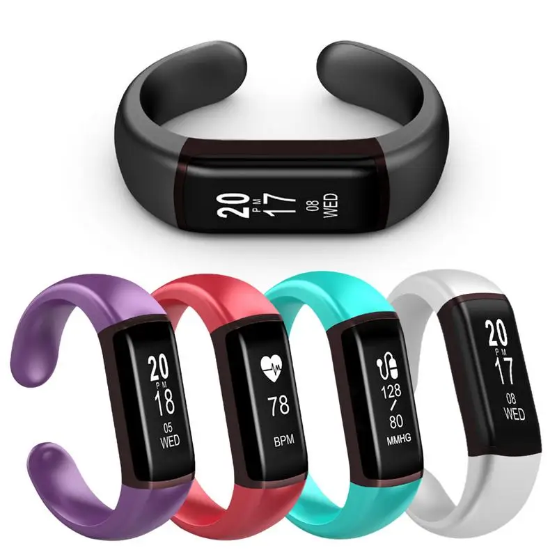 

New Fitness Tracker Smart Bracelet Sports Calorie Heart Rate Pressure Monitoring IX67 Waterproof Touch Screen Smart Wristband