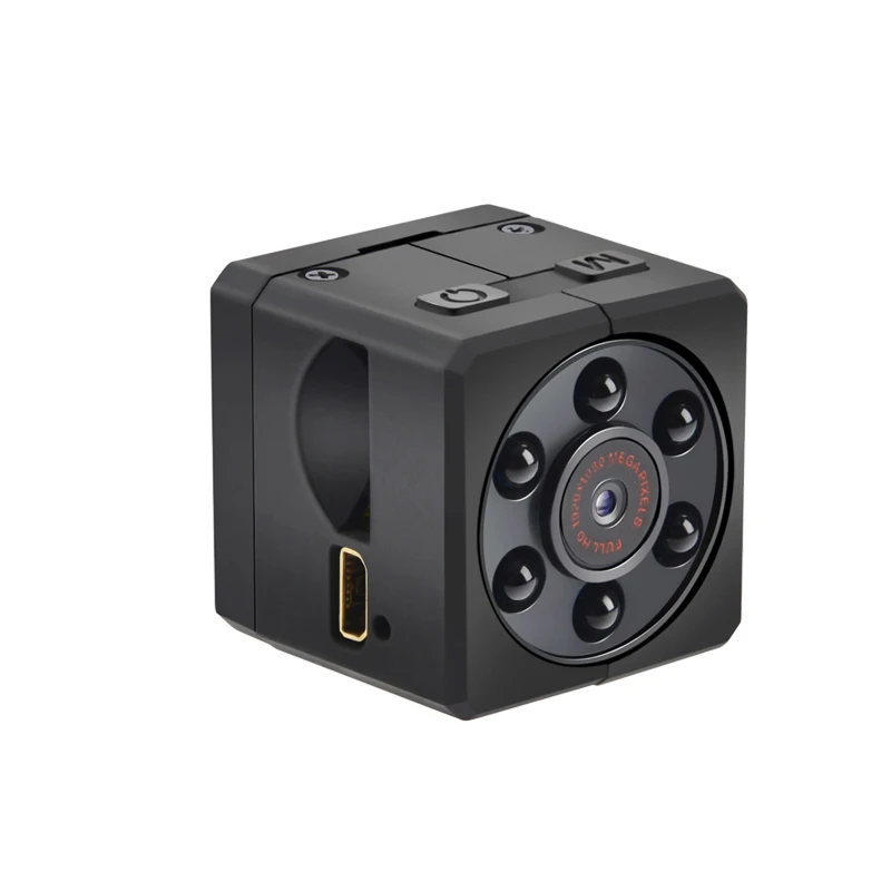 

1080P HD Small Camera Mini Sports Camcorder 140 Degree Wide-angle Infrared Night Vision Camera DV Camera