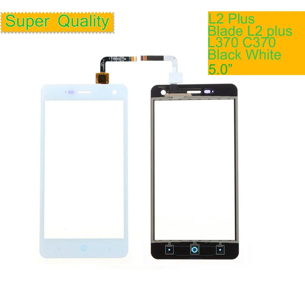 10 шт./лот для ZTE Blade L2 plus сенсорный экран дигитайзер L370 C370 L2Plus Сенсорная панель