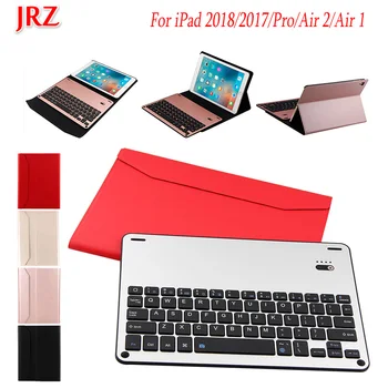 

9.7''Tablet Case For iPad Pro Air 2 Air 1 Detachable Aluminum alloy WiFi Bluetooth Keyboard Leather Cover For iPad 2017 2018