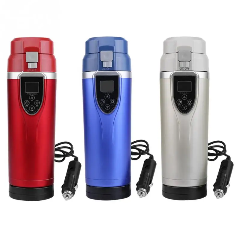 

1set 12V 350ml Car Portable Electric Travel Heating Cup Coffee Tea Boiling Mug Kettle Travel Heating Cup New Arrive