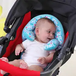 Детская коляска поддержка тела подушка теплый спальный подушка защита шеи детская подушка новорожденный сон позиционер коляска