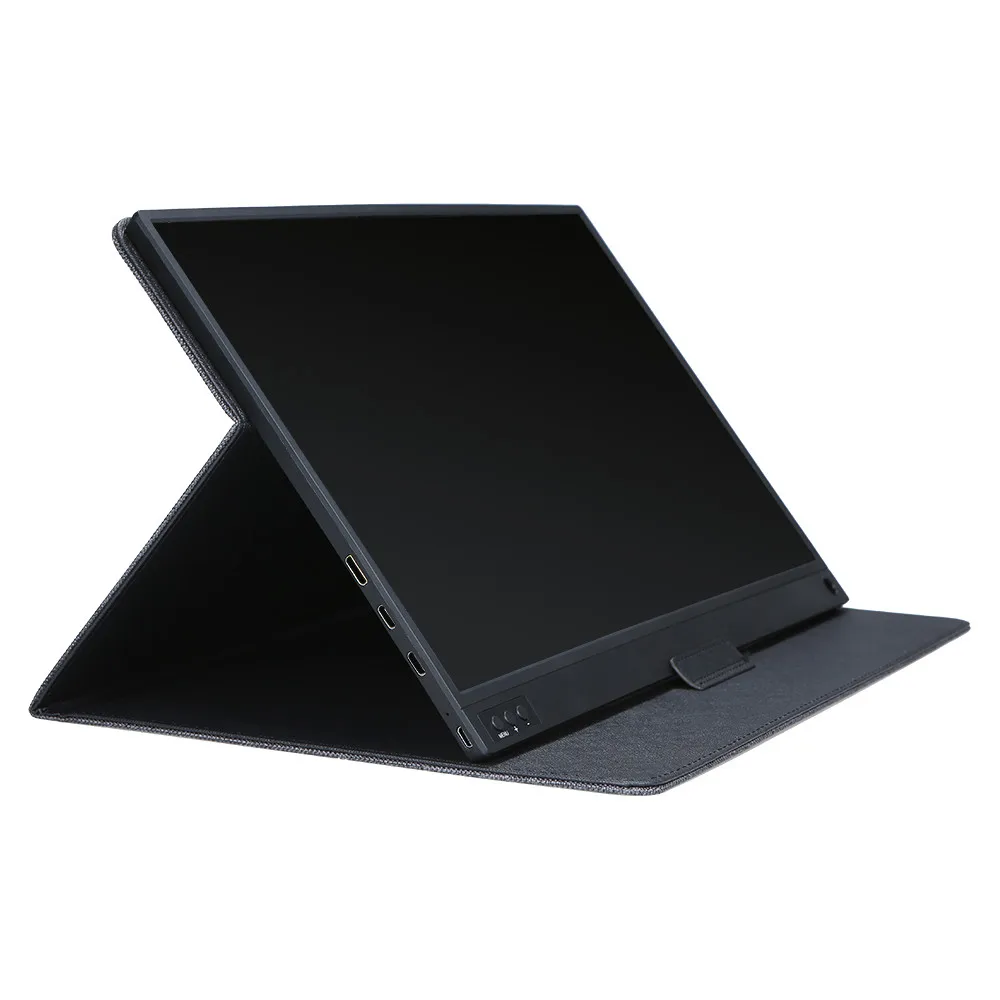 

NEW 15.6 Inch Portable Computer Monitor with Leather Case 1920x1080 HD IPS LCD Screen For Tablet Laptop for PS4/Xbox/Phone