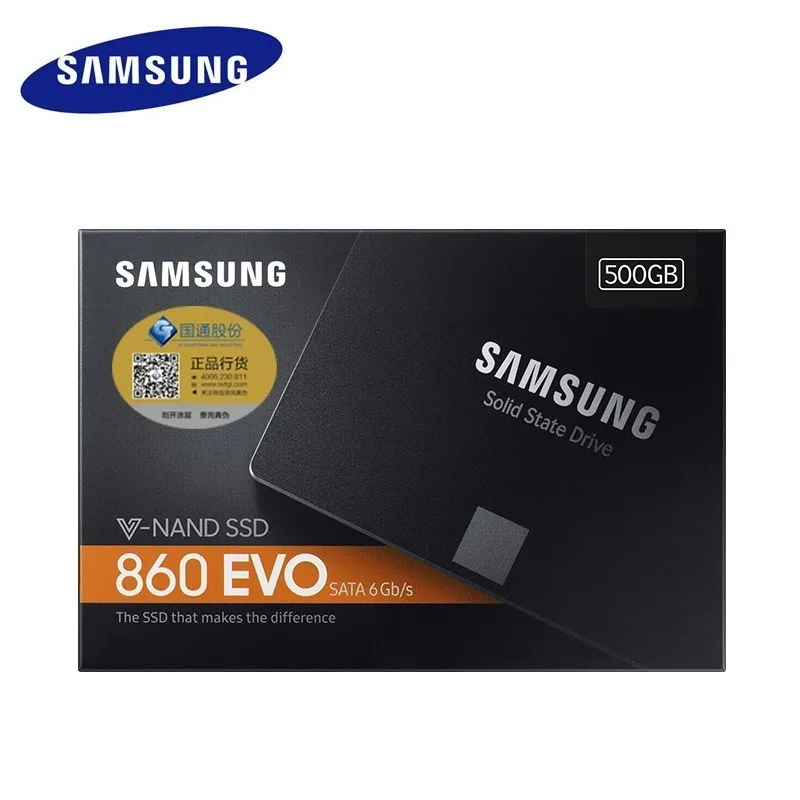Внутренний твердотельный диск SAMSUNG SSD 860 EVO 250 ГБ 500 жесткий HDD SATA3 2 5 дюймовый