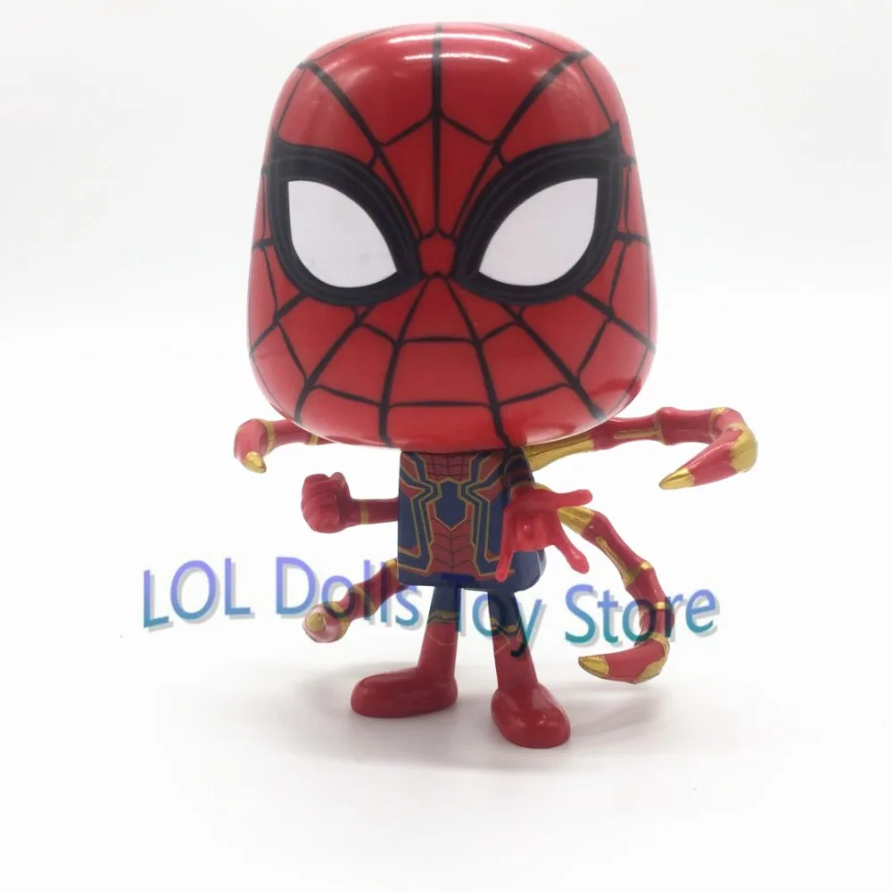 Официальный Оригинальный FUNKO POP Marvel Six Arm Spider Man & Miba! Фигурки Куклы Коллекционная