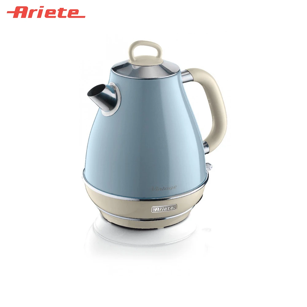 Чайник Ariete Vintage 2869/05 голубой стильный ретродизайн объем 1 7 литра поворот на 360