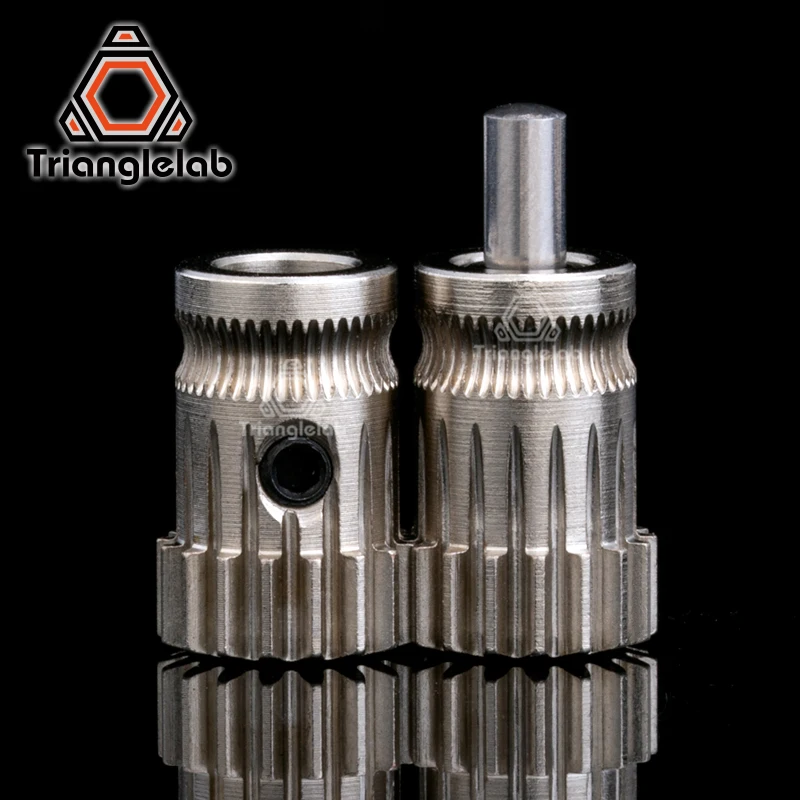 Цена Trianglelab Drivegear Комплект двойной привод шестерни экструдер комплект мини Боуден экструдер клонированный Btech обновление для Prusa i3 3d передаточны...