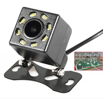 

HD 8LED Car Rearview Camera Intelligent dynamic trajectory LED Night vision Reverse Parking Waterproof CCD Camera