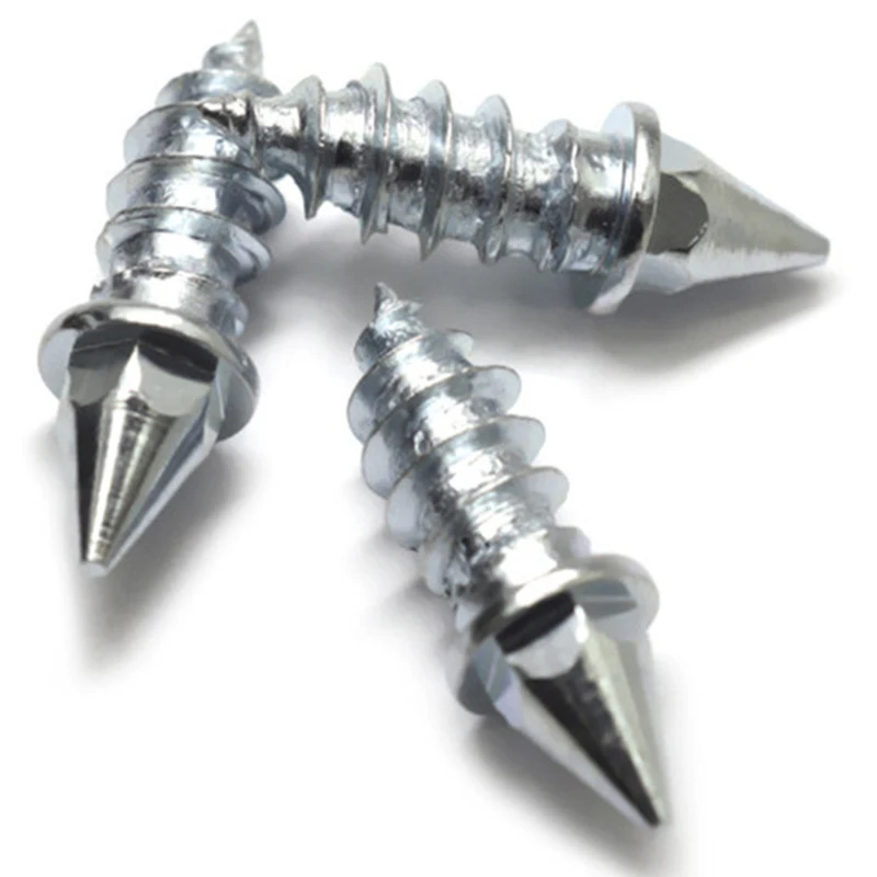 Najtaniej 50 sztuk zestaw długość 27Mm antypoślizgowy śruba opony, opony samochodowe szpilki kolce koła łańcuchy śniegowe dla samochód ciężarówka opony motocyklowe bezprzewodowy dostęp