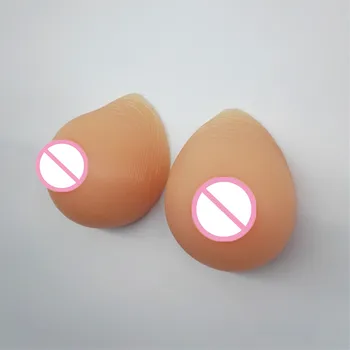 

2000g/pair 42E/46D/48C cup Silicone Fake False Breast Boob Forms Enhancer Crossdresser Insert