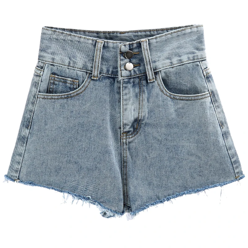 Summer Women High Waist Denim Shorts Vintage High Street Basic Sexy Mini Jeans Shorts Summer Women High Waist Denim Shorts Vintage High Street Basic Sexy Mini Jeans Shorts