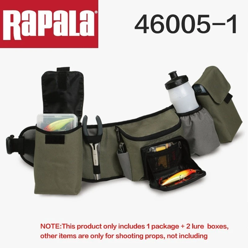 zeemijl Langskomen Spijsverteringsorgaan Rapala Merk HIP PACK 46005 1 vissen tas 76*15*8 cm Multifunctionele Heuptas  Pockets Fishing visgerei Zak|Zakken om te vissen| - AliExpress