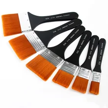 Профессиональная нейлоновая кисть для окрашивания волос разного размера для художника масляная акварель в порошке кисти для акриловых красок школьные товары для рукоделия