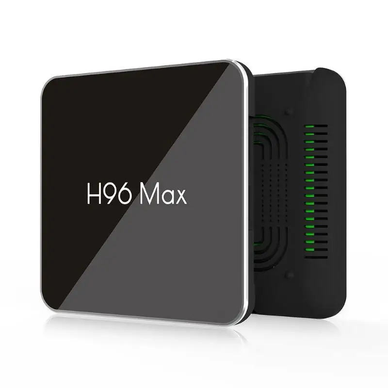 H96 Max X2 Android 8.1 TV Box Amlogic S905x2 Quad Core 4+32/64G Set-top Box TV Stick 2.4G+5G WiFi USB 3.0 Bluetooth Media Player