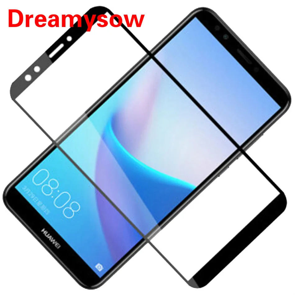 Полноэкранная защита для Huawei Honor 7A 7C Pro 7X закаленное стекло Y6 Y5 Prime Y9 2018 P Smart P20 Lite Nova