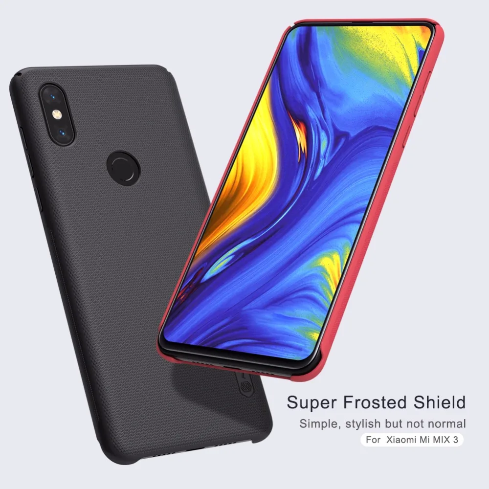 

for Xiaomi Mi Mix 3 Case Mi Mix 3 Cover NILLKIN Frosted Shield Matte Hard PC Back Cover Case for Xiaomi Mi Mix3