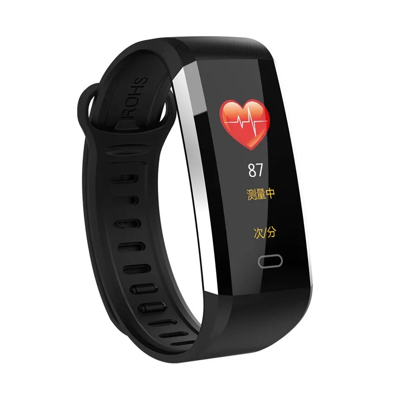 Wq6 Smart Bracelet 0.96 Inch Color Screen Usb Straight Ip67 Waterproof Swimming Sports Bracelet