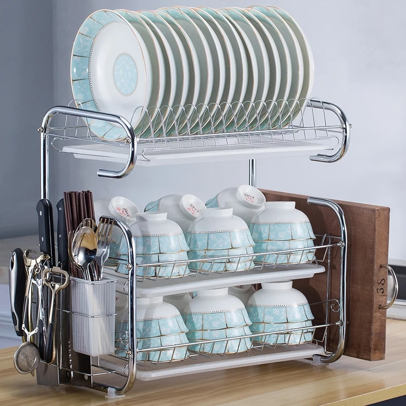 

Kitchen Rack Supplies Cutlery Storage Box Plate Bowl Storage Rack Knife Rack Cupboard Dish Drain Dish Rack Kitchen