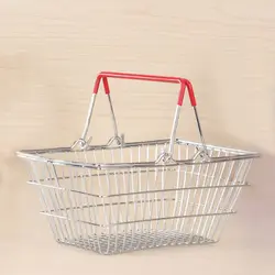 Детская мини-корзина для покупок супермаркет ручная корзина для покупок игрушки для ролевых игр