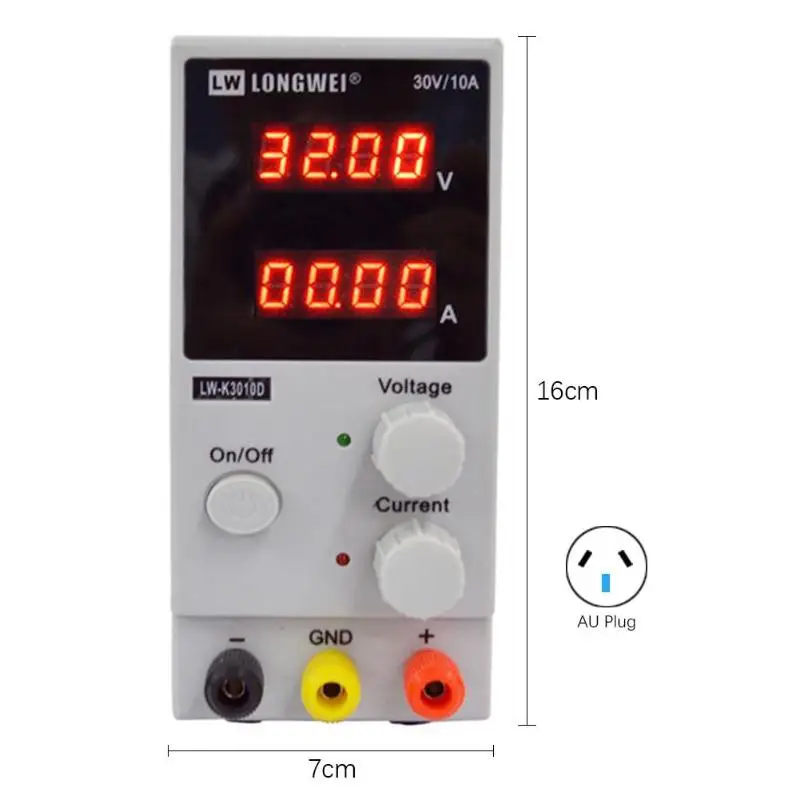 LW K3010D 30V 10A Регулируемый Цифровой DC Питание 4 разрядный цифровой Тесты блок