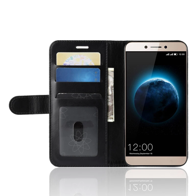 Ocolor для Leagoo T8s из искусственной кожи чехол флип телефона кошелек кожаный