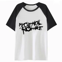 Mcr My Chemical Romance футболка Харадзюку для хип-хопа забавная уличная футболка хип-хоп одежда мужская футболка мужская I3740