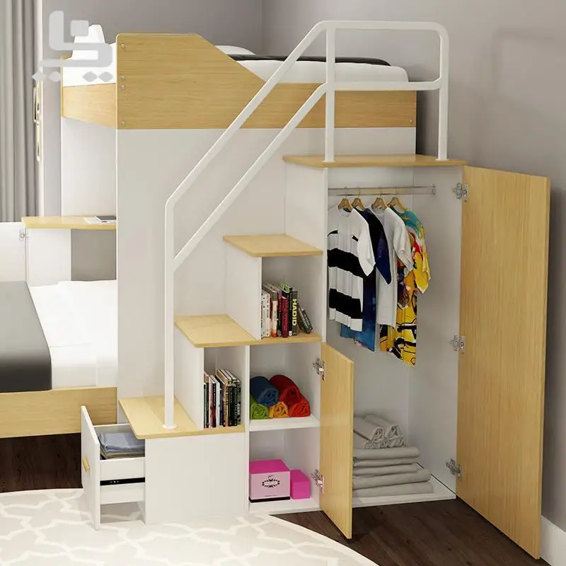 Bett Room Frame Home Set Yatak Odasi Mobilya Mobili Modern Letto Box bedroom Furniture Mueble De Dormitorio Cama Double Bunk Bed