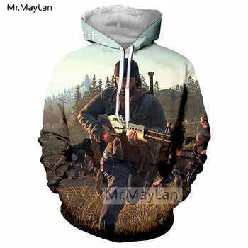 

Horror Game Days Gone Zombies 3D Print Jacket Women/men Hip Hop Hoodie Mens Punk Hood Sweatshirt Boy Cool Oversized Clothes 5XL