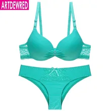Сексуальный бюстгальтер с глубоким v-образным вырезом, 6 цветов, Модный мягкий кружевной бюстгальтер и трусики, комплект женских бюстгальтеров, женское нижнее белье, комплекты бюстгальтеров