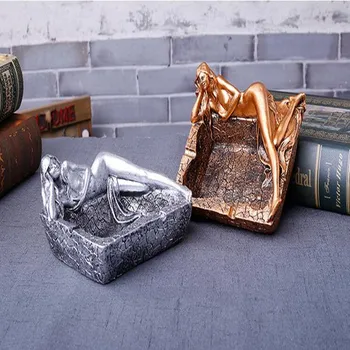

Home Decoration Practical Resin Ashtray Smoking Smoking Accessories Beauty Of European Style Ashtray Ornaments Best Gifts