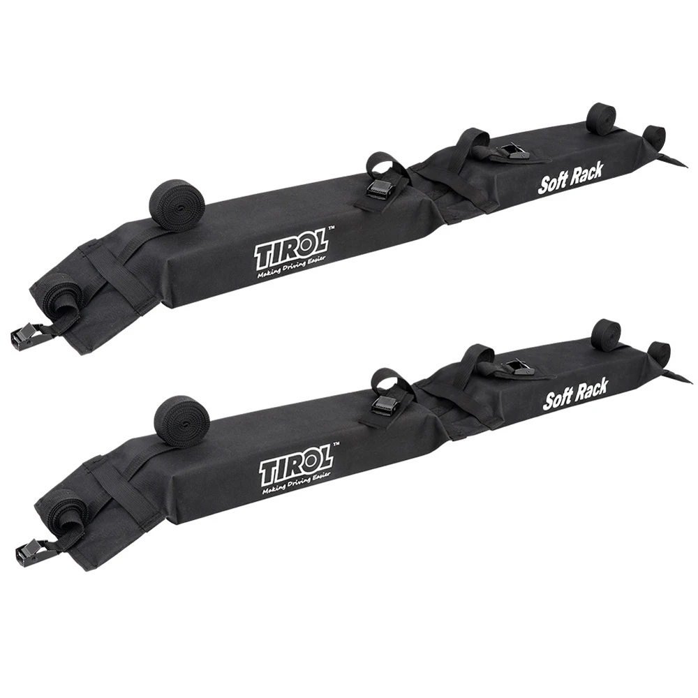 

Universal Auto Soft Car Roof Rack Outdoor Rooftop Luggage Carry Load 60kg Baggage Easy Fit Removable 600D Oxford & PVC