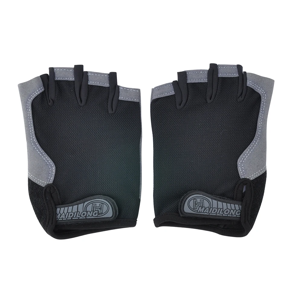 Outdoor Sports Half Finger 3D GEL Silicone Gloves Men Women Cycling Gym Fitness Exercise Training Fingerless Gloves P30