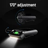 Lampe frontale avec capteur Rechargeable avec 6 Clip LED piles, étanche IP64, lampe torche, batterie intégrée ► Photo 3/6