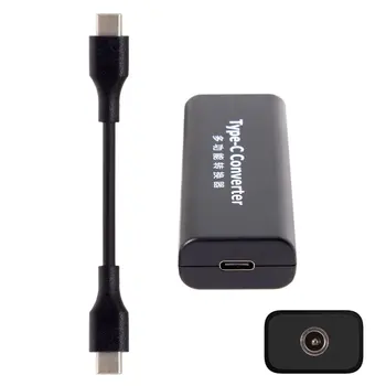 

Jimier USB-C Type-C Power to DC 5.5*2.1mm Jack Input Charged Cable 45w for Mac book Laptop Tablet Cell phone Black
