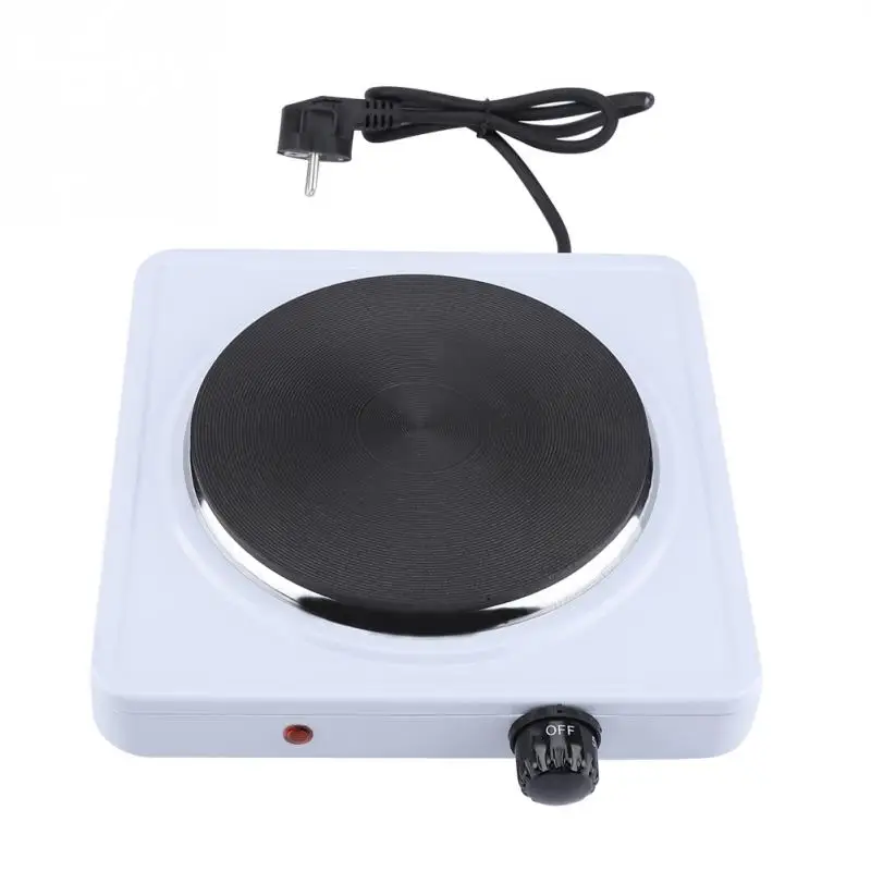 

New Electric Stove Hot Plate 500W 220V Portable Warmer Coffee Tea Heater Cooktop Durable Stainless Steel EU Plug Hot