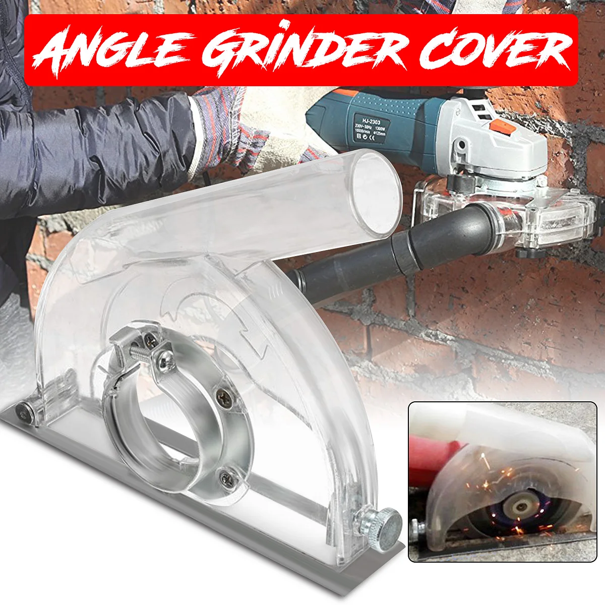 Angle Grinder Cutting Dust Cover Transparent Grinding Dust Cover For 4