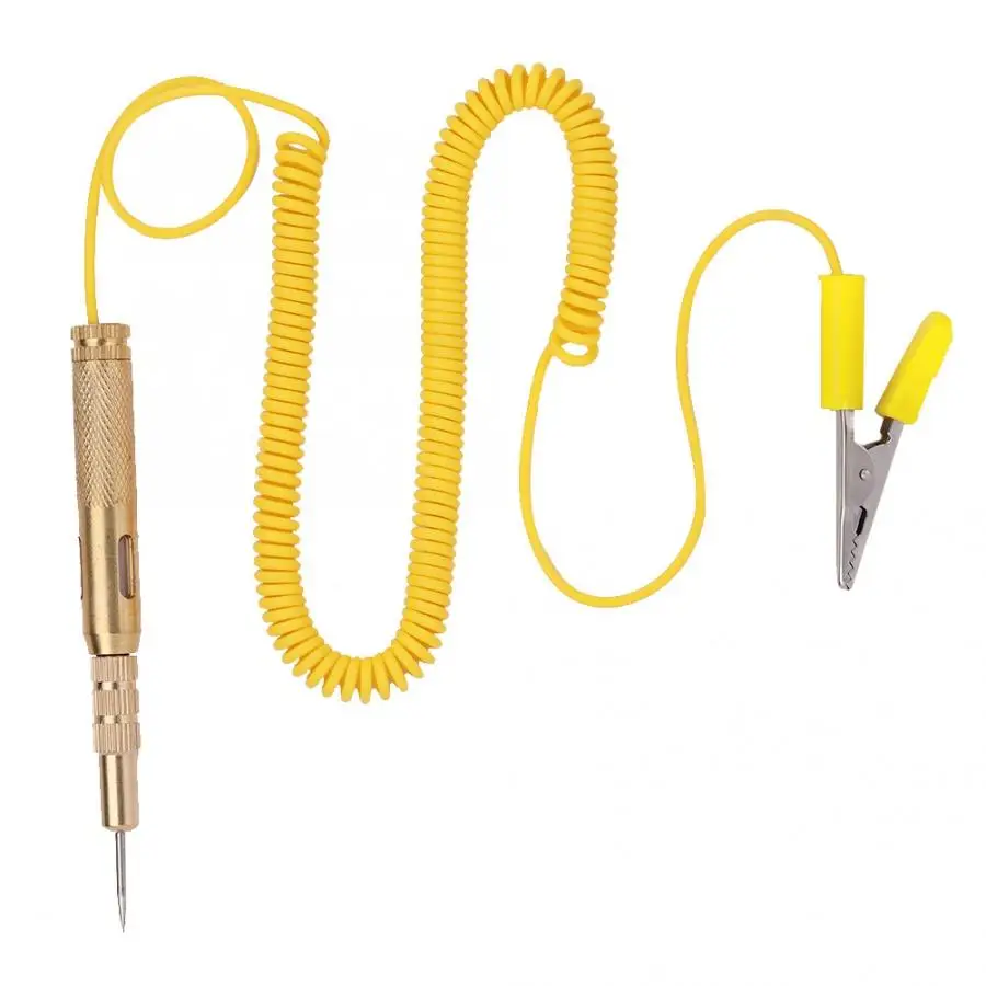 

6V-24V Car Circuit Tester Probe Light System Test Probe Lamp Auto Light Lamp Voltage Test Pen Detector Copper