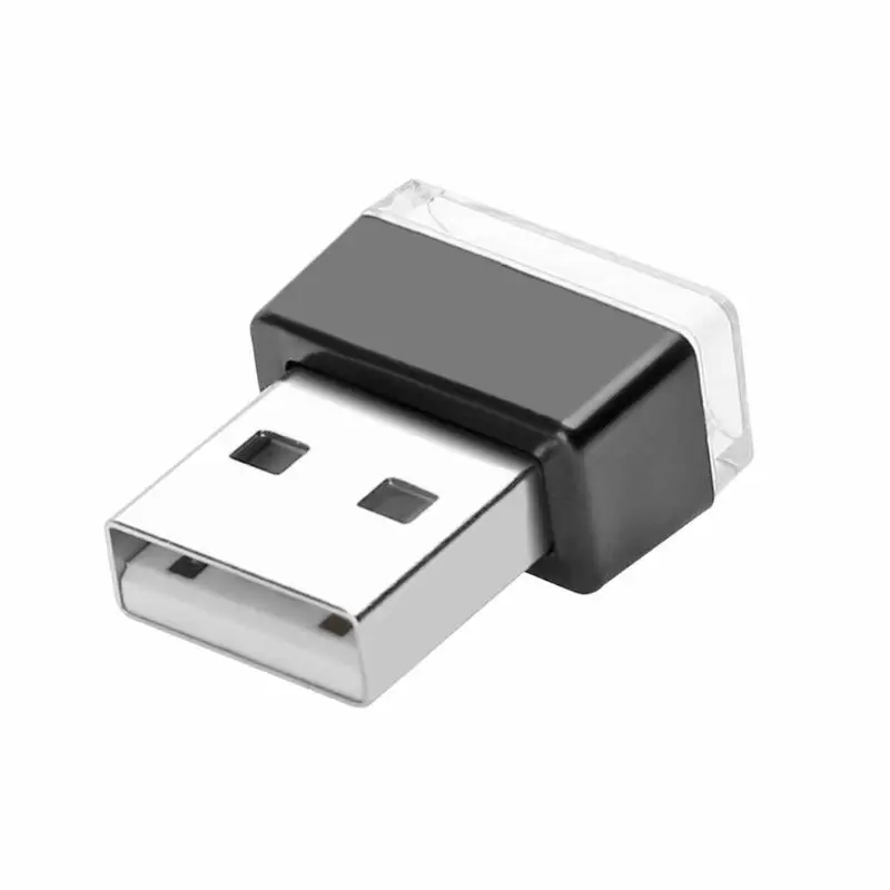 Мини автомобильная интерьерная атмосферная лампа USB светодиодная Зажигалка