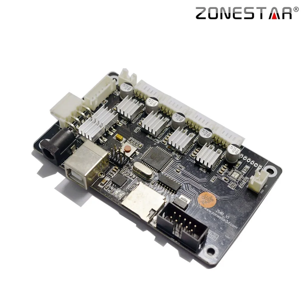 

Zonestar Reprap 3D Printer Controller Board Motherboard ZMIB ATMEGA 1284P For Z5 Z6