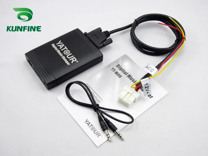 Автомобильный цифровой музыкальный адаптер USB SD Aux MP3 интерфейс стерео радио для