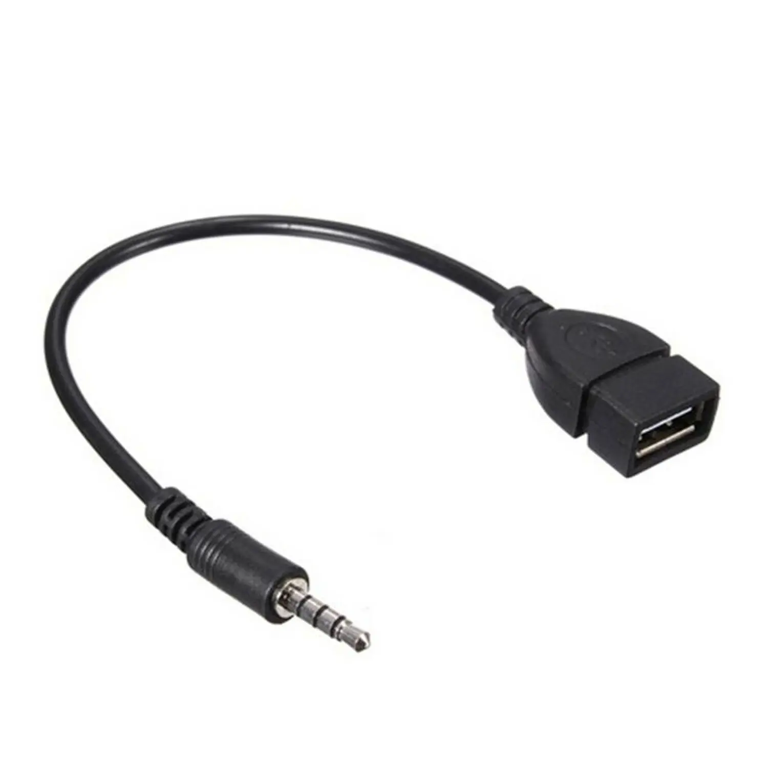 3 5 мм разъем AUX аудио к USB 2 0 штекер зарядный кабель адаптер Шнур для автомобиля