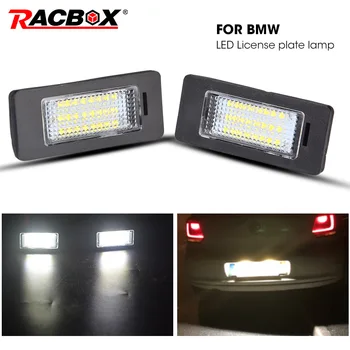

RACBOX Special Car LED License Plate Lights Lamps Bulbs for BMW E72 E71 X6 E70 X5 E93 E92 E90 E82 E71 E60 M3 E39 12V Car Styling