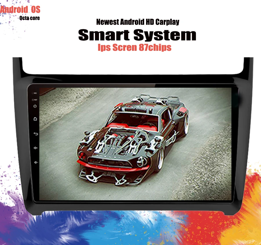 Android 10 0 автомобильный DVD для Volkswagen VW POLO sedan 2008 2015 Carplay 9 дюймов LTE 4G GPS Радио Видео