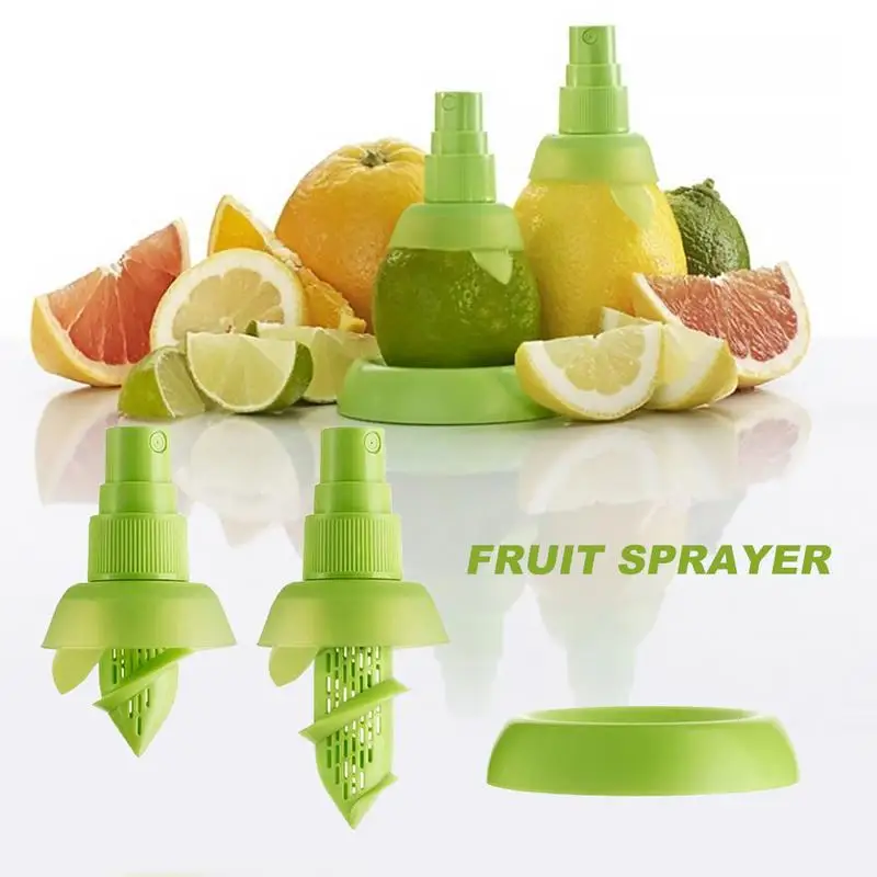 

Manual Fruit Juice Sprayer Creative Lemon Juicer Kitchen Widget Fruit and Vegetable Tools Citrus Sprayer Salad Squeezer Nozzle