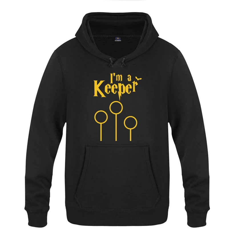 cheap I #039;m a Keeper Funny Creative Novelty Hoodies Men 2018 Men #039;s Pullover Fleece Hooded Sweatshirts