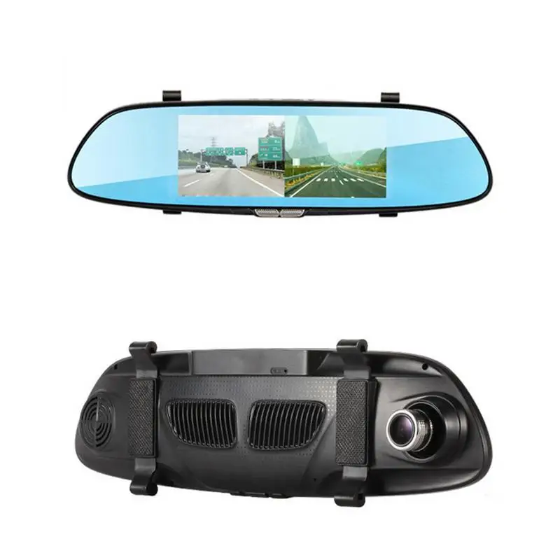 

7 Inch HD 1080P Dash Cam Car Rear View Reversing Backup Camera Touch Screen Night Vision Wide Angle 6 Lane Spare Camera Drive
