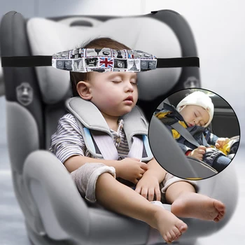 

Baby Pram Safety Seat Holder Belt 1pc Child Car Safety Seat Head Fixing Auxiliary Cotton Belt Kids Sleep Head Support Holder