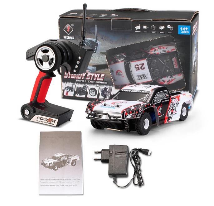 WLtoys K999 1:28 2.4G 4CH RTR Off-Road Remote Control RC Car High-speed 30km/h Alloy Chassis Structure Racing Vehicle VS A959